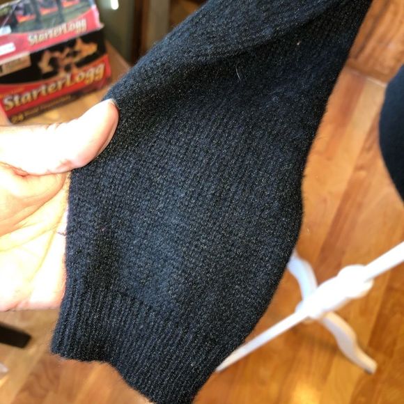 Forever 21 Black and lace sweater size medium - Picture 3 of 4